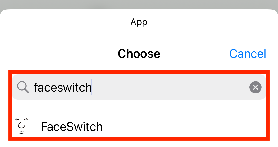 Step 4: Search for and tap 
